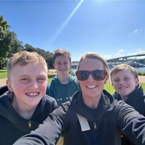 Kate and Her Dynamic Dog-Caring Trio: Charlie, Alfie & Harvey